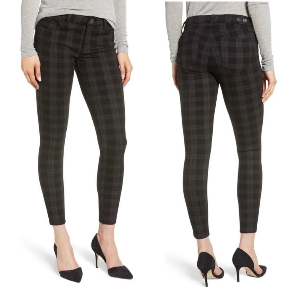 KUT Black Plaid Legging